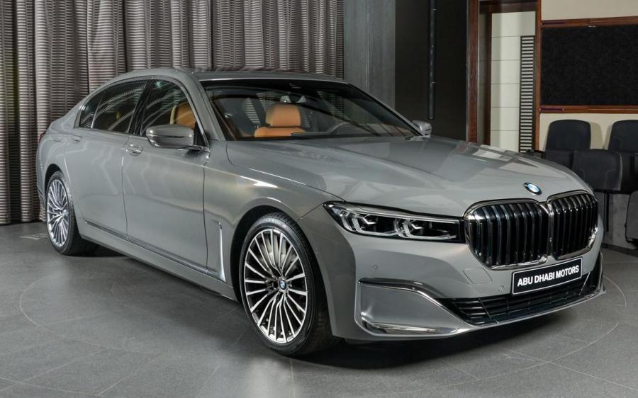 BMW 730Li Bernina Grey by Abu Dhabi Motors (G12) '2019